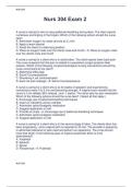 Nurs 304 Exam 2 