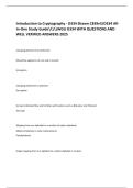 Introduction to Cryptography - D334 Shawn C839v5&sol;D334 AllIn-One