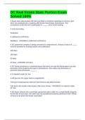 DC Real Estate State Portion Exam Solved 100&percnt; 