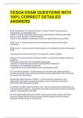 CESGA EXAM QUESTIONS WITH 100&percnt; CORRECT DETAILED ANSWERS 