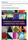 Test Bank for Foundations for Population Health in Community Public Health Nursing 6th Edition