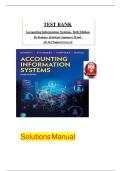 Accounting Information Systems &ndash; 16th Edition &lpar;Marshall B&period; Romney&rpar; &vert; Complete Test Bank with Verified Answers