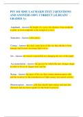 PSY 101 SDSU LAUMAKIS TEST 2 QUESTIONS AND ANSWERS 100&percnt; CORRECT &vert;ALREADY GRADED A&plus;