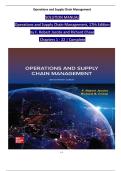 Solution Manual &ndash; Operations and Supply Chain Management&comma; 17th Edition &lpar;Complete Chapters 1&ndash;22&comma; 2024 Update&rpar; &ndash; F&period; Robert Jacobs&comma; Richard Chase &lbrack;Newest Version&rsqb;