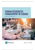 SOLUTION MANUAL FOR Human Resources Management in Canada&comma; Canadian 15th Edition by Gary Dessler ISBN&colon;9780137291878 COMPLETE GUIDE ALL CHAPTERS COVERED 100&percnt; VERIFIED A&plus; GRADE ASSURED&excl;&excl;&excl;&excl;&excl;NEW LATEST UPDATE&excl;&excl;&excl;&excl;&excl;&excl;