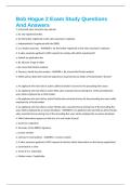 Bob Hogue 2 Exam Study Questions And Answers