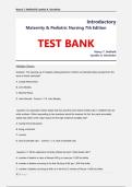 Test bank for introductory maternity pediatric nursing 7th edition all chapters covered graded A&plus; &vert;latest update 2025&sol;26 Guaranteed Pass