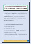 COG170&colon; Cogito Fundamentals Exam 2025 Questions and Answers 100&percnt; Pass
