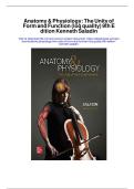 Anatomy & Physiology&colon; The Unity of Form and Function 9th Edition by Kenneth Saladin &vert; Full Chapter PDF Download