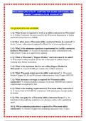 WISCONSIN &lpar;WI&rpar; UTILITY CONTRACTOR EXAM QUESTIONS AND CORRECT ANSWERS &lpar;PASS GUARANTEE&rpar;