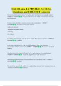Hist 101 quiz 1 UPDATED  ACTUAL   Questions and CORRECT Answers