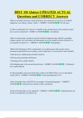 HIST 101 Quizes UPDATED ACTUAL     Questions and CORRECT Answers 