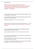 EMD 197 FINAL EXAM &comma; EMD TEST EXAM &lpar;EVERYTHING ON EMERGENCY MEDICAL DISPATCH COVERED&rpar; EMD FINAL EXAM QUESTIONS AND CORRECT ANSWERS 