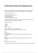 ACAS Best Practice Knowledge Exam 6  NEWEST 2025&sol;2026 ACTUAL EXAM COMPLETE QUESTIONS AND CORRECT DETAILED ANSWERS &lpar;VERIFIED ANSWERS&rpar; &vert;ALREADY GRADED A&plus;&vert;&vert;BRAND NEW&excl;&excl;