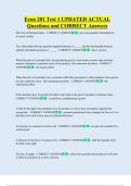 Econ 201 Test 1 UPDATED ACTUAL  Questions and CORRECT Answers