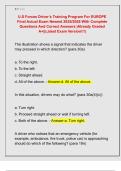 U&period;S Forces Driver&rsquo;s Training Program For EUROPE  Final Actual Exam Newest 2025&sol;2026 With Complete  Questions And Correct Answers &vert;Already Graded  A&plus;&vert;&vert;Latest Exam Version&excl;&excl;&excl;&vert; 