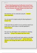 Plantir Data Engineering Certification Actual Exam  Newest 2025&sol;2026 With Complete 100 Questions And  Correct Answers &vert;Already Graded A&plus;&vert;&vert;Latest Exam  Version&excl;&excl;&excl;&vert;