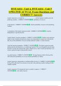 ISYE 6414 - Unit 4&comma; ISYE 6414 - Unit 5  UPDATED ACTUAL Exam Questions and  CORRECT Answers