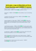 ISYE 6414 - Unit 4 UPDATED ACTUAL  Exam Questions and CORRECT Answers 