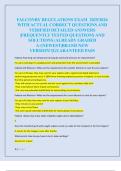 FALCONRY REGULATIONS EXAM  2025&sol;2026  WITH ACTUAL CORRECT QUESTIONS AND  VERIFIED DETAILED ANSWERS  &vert;FREQUENTLY TESTED QUESTIONS AND  SOLUTIONS &vert;ALREADY GRADED  A&plus;&vert;NEWEST&vert;BRAND NEW  VERSION&excl;&excl;&vert;GUARANTEED PASS