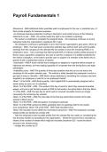 Payroll Fundamentals 1  NEWEST 2025&sol;2026 ACTUAL EXAM COMPLETE QUESTIONS AND CORRECT DETAILED ANSWERS &lpar;VERIFIED ANSWERS&rpar; &vert;ALREADY GRADED A&plus;&vert;&vert;BRAND NEW&excl;&excl;