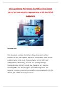 3CX Academy Exam bundle Questions with Verified Detailed Revised Correct Answers latest update 