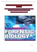TEST BANK for Forensic Biology &comma; 3rd Edition by Richard Li All Chapters Fully Covered 1 -26&vert; Verified Questions & 100&percnt; Accurate Answers for Exam Preparations&vert; A&plus; PASS ASSURED All Answers are at the End of the Chapters