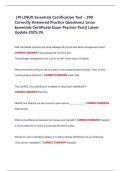  LPI LINUX Essentials Certification Test &ndash; 200 Correctly Answered Practice Questions&sol; Linux Essentials Certificate Exam Practice Test&vert;&vert; Latest Update 2025&sol;26