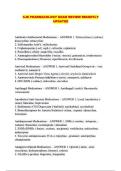 CJE PHARMACOLOGY EXAM REVIEW RECENTLY UPDATED