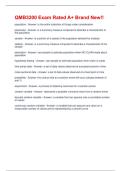 QMB3200 Exam Rated A&plus; Brand New&excl;&excl;