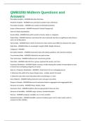QMB3200 Midterm Questions and Answers