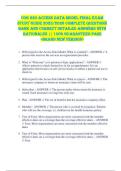 COG 220 Access Data Model FINAL EXAM  STUDY GUIDE 2025&sol;2026 COMPLETE QUESTIONS  BANK AND CORRECT DETAILED ANSWERS WITH  RATIONALES &vert;&vert; 100&percnt; GUARANTEED PASS  <BRAND NEW VERSION> 