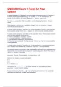 QMB3200 Exam 1 Rated A&plus; New Update