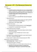 Menopause&plus; Hormone replacement Therapy &plus; post menopausal osteoporosis&comma; Gynea and Obs high yield notes