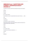 QMB3200 Exam 1 QUESTIONS AND CORRECT ANSWERS&vert;ALREADY GRADED A&plus;