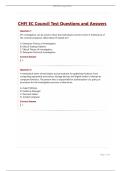 CHFI EC Council Test Questions and Answers