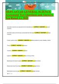 MEPS ASVAB GENERAL SCIENCE Assessment Test Questions and Answers Top Rated A&plus; 2025