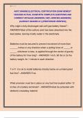 ABYC MARINE ELECTRICAL CERTIFICATION EXAM NEWEST  2025&sol;2026 ACTUAL EXAM WITH COMPLETE QUESTIONS AND  CORRECT DETAILED ANSWERS &lpar;100&percnt; VERIFIED ANSWERS&rpar;  &vert;ALREADY GRADED A&plus;&vert; &vert;&vert;PROFESSOR VERIFIED&vert;&vert; 