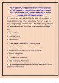 ADVANCED HEALTH ASSESSMENT HESI NEWEST 2025&sol;2026  ACTUAL EXAM WITH COMPLETE QUESTIONS AND CORRECT  DETAILED ANSWERS &lpar;100&percnt; VERIFIED ANSWERS&rpar; &vert;ALREADY  GRADED A&plus;&vert; &vert;&vert;PROFESSOR VERIFIED&vert;&vert; 