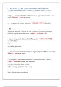 CT REGISTRY REVIEW EXAM &vert; QUESTIONS AND ANSWERS &vert;  VERIFIED ANSWERS &lpar;100&percnt; CORRECT&rpar; &vert; LATEST EXAM UPDATE 