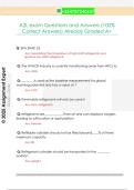 A2L exam Questions and Answers &lpar;100&percnt;  Correct Answers&rpar; Already Graded A&plus; 