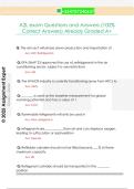 A2L exam Questions and Answers &lpar;100&percnt;  Correct Answers&rpar; Already Graded A&plus;