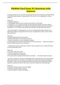 PN3006 Final Exam &vert;91 Questions with Answers