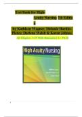 TEST BANK FOR High-Acuity Nursing 7th Edition by Kathleen Wagner ISBN&colon;978-0134459295 ALL CHAPTERS COVERED YOUR ULTIMATE GUIDE 100&percnt; VERIFIED A&plus; GRADE ASSURED&excl;&excl;&excl;&excl;&excl; NEW LATEST UPDATE&excl;&excl;&excl;&excl;&excl;&excl;