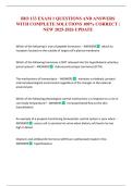 BIO 133 EXAM 1 QUESTIONS AND ANSWERS WITH COMPLETE SOLUTIONS 100&percnt; CORRECT &vert; NEW 2025-2026 UPDATE