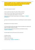 APPLIED ALGEBRA C957 WGU - LEARNING CHECKS EXAM QUESTIONS AND ANSWERS LATEST DOWNLOADED 2025&sol;2026 ALL ANSWERS CORRECT DETAILED BEST RATED A&plus; FOR PASS