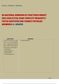  RN MATERNAL NEWBORN ATI PROCTORED NEWEST 2025-2026 ACTUAL EXAM COMPLETE FREQUENTLY TESTED QUESTIONS AND CORRECT DETAILED ANSWERS&vert; A&plus; GRADED 