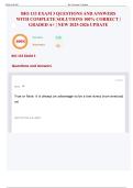BIO 133 EXAM 3 QUESTIONS AND ANSWERS WITH COMPLETE SOLUTIONS 100&percnt; CORRECT &vert; GRADED A&plus; &vert; NEW 2025-2026 UPDATE