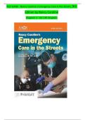 Testbank for Nancy Caroline&rsquo;s Emergency Care in the Streets&comma; 9th Edition by Nancy Caroline&comma; Verified Chapters 1 - 53&comma; Complete Newest Version