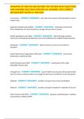 DYNAMICS OF HEALTHCARE RUTGERS TEST REVIEW EXAM QUESTIONS AND ANSWERS 2025&sol;2026 UPDATED ALL ANSWERS 100&percnt; CORRECT DETAILED BEST RATED A&plus; FOR PASS
